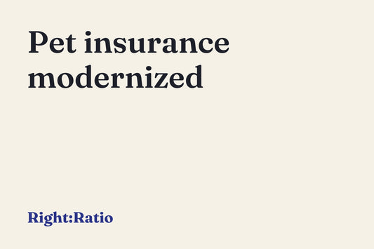 Pet insurance modernized